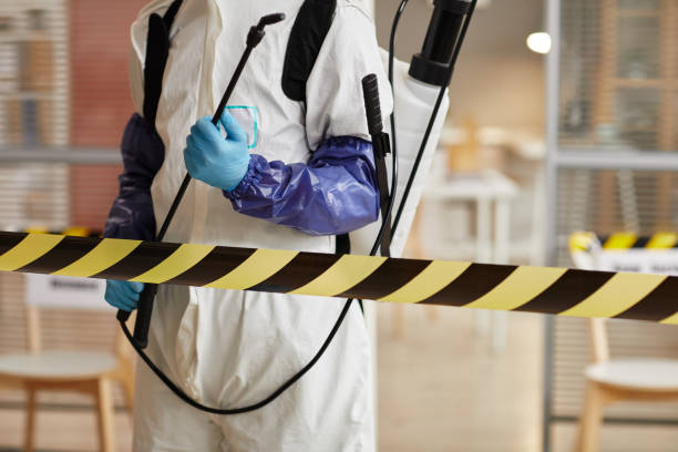 Professional Biohazard technician working in Lake Panasoffkee, FL